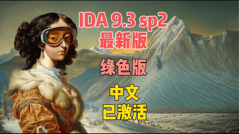 IDA 9.3最新绿色版,中文汉化,解压既激活-北幕网