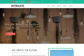 简洁美观家装设计公司html模板