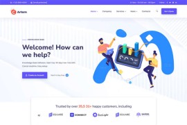 云计算数字软件方案解决企业html模板