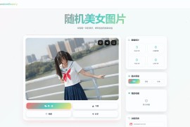 随机小姐姐图片源码_极致UI_保存历史缓存源码分享