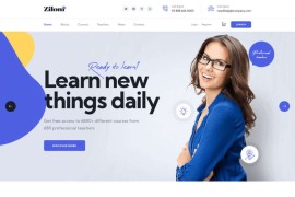 在线教育培训机构HTML模板