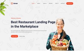 甜品美食餐厅静态html模板