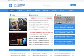 windows系统软件下载类网站模板