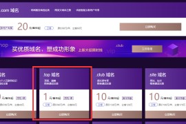 1元购买top域名百度云活动