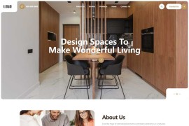 响应式家居设计英文外贸独立站模板