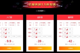 群英网络9.9元买1月云服务器