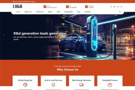 响应式汽车五金零配件英文pbootcms网站模板