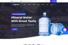 桶装水饮用水公司html模板