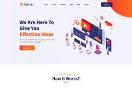 网络数字营销策划公司HTML网站模板