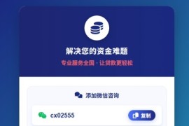 金融业务加个人微信单页源码