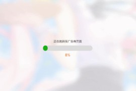 HTML简洁大气带进度条的URL跳转