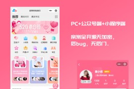 2024最新版婚恋相亲系统源码：红娘金媒10.3，支持PC、小程序与公众号三端接入