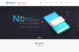 响应式网站建设软件开发小程序开发类网站模板