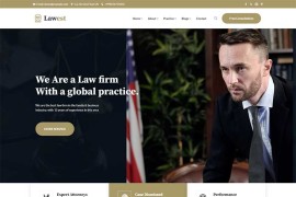 响应式律师事务所静态网页模板