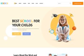 幼儿园兴趣培训班html网站模板