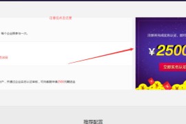 浪潮云企业认证送2500元余额
