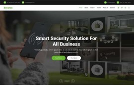 摄像头监控设备企业网站html模板