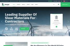 绿色新能源科技企业html模板