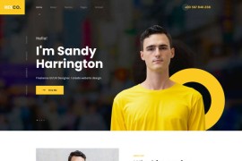 个人介绍网页版简历html模板