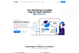 响应式带登录注册表单设计公司html模板