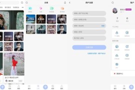 图片壁纸社区APP小程序源码 前后端开源