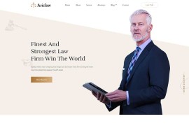 律师事务所HTML5网站模板