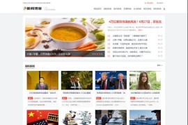 新闻博客类织梦网站模板