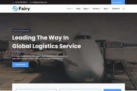 单号查询物流快递行业HTML模板