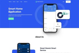 响应式APP软件介绍网页模板