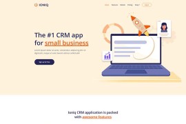 CRM客户管理系统软件销售网站html模板