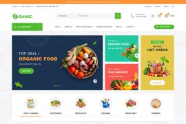 生鲜超市html网站模板