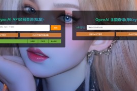 ChatGPT在线查询余额小工具源码