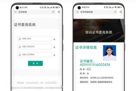 【PHP源码】TP开发证书查询系统源码 支持自适应多端