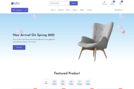 响应式家具家居桌椅沙发html网站模板