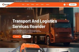 响应式货车物流运输网页模板