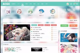 Discuz模板二次元动漫C风格主题+C风格门户版1.1