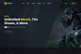 在线电影视频播放平台html网站模板