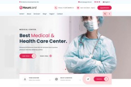 医院体检护理机构HTML模板