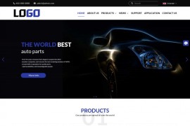 （响应式）中英双语外贸企业网站模板