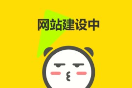 网站维护动态单页html源码