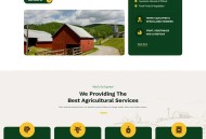 绿色响应式生态农场静态网站模板