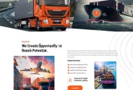 响应式货车物流运输网页模板