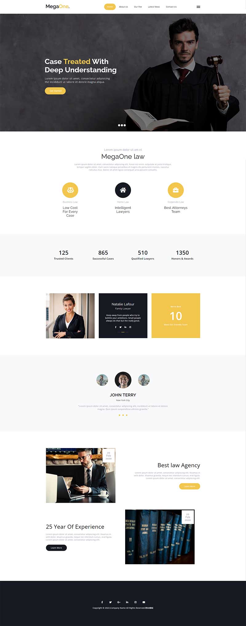 法律咨询服务律师事务所html5网站模板