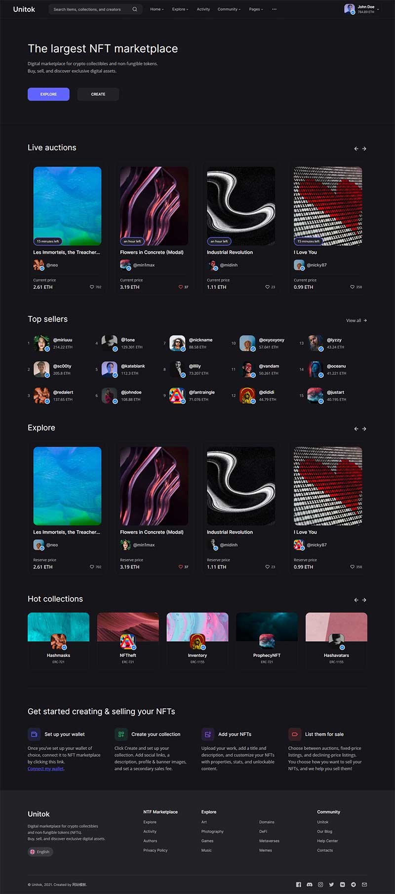 数字图片交易平台html网站模板